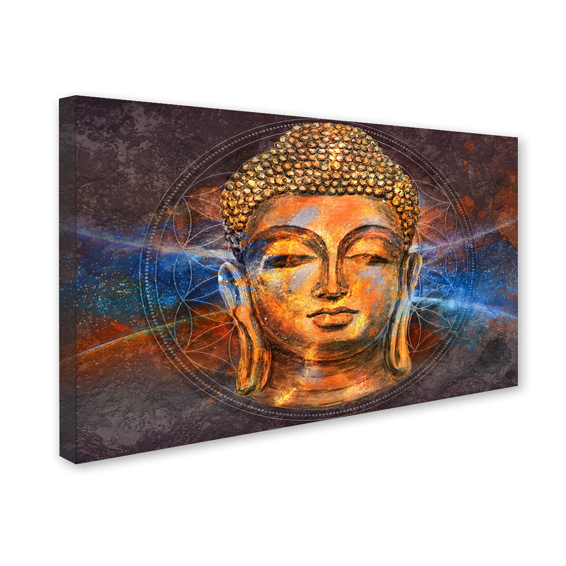 Classic Lord Buddha Premium Canvas Wall Painting decorative masterpiece for home decor